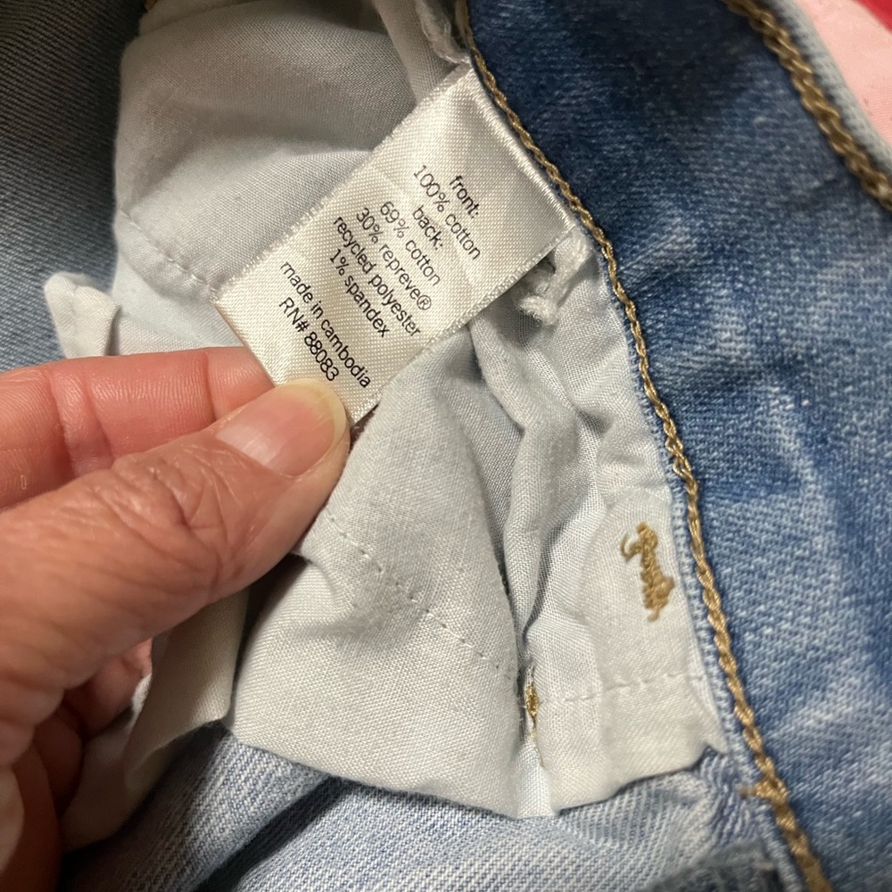 J Crew Jeans size 12.  Holes in knees.  Great condition